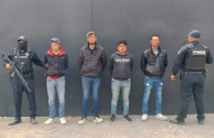 Detienen a 4 hombres en Colon por robo de plataformas