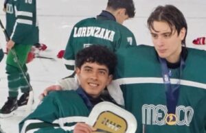 Gana oro Iñaki García, atleta queretano en mundial de hockey sobre hielo