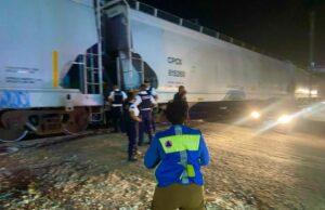 Accidente ferroviario en Santa María Magdalena