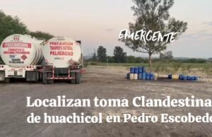 Localizan toma clandestina en Pedro Escobedo
