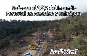 Controlado 95% incendio forestal entre Amealco y Huimilpan