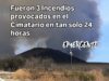 Cimatario sufrió 3 incendios provocados en 24 horas