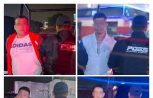 Detenidos con auto robado en la carretera 57