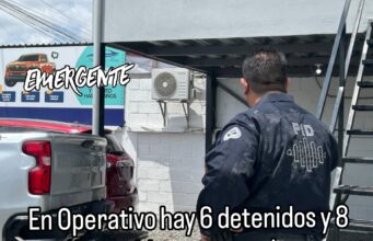 En Operativo logran 6 detenidos y 8 inmuebles asegurados