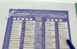 Y también hubo quien anuló su voto en la elección DEL Poder Judicial 🗳️👇