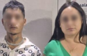 Pareja Detenida con arma de fuego en Agua Azul