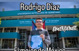 Rodrigo Diaz se gradúa de la UAQ como el mejor de México