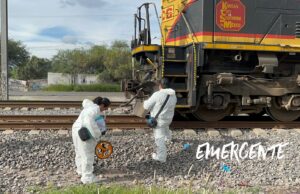 Joven es embestido por el tren en Saldarriaga