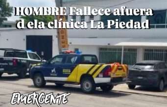 Un hombre murió frente a clínica La Piedad
