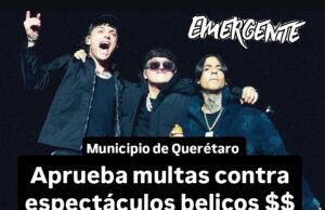 Aprueban sanciones contra espectáculos bélicos