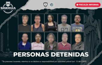 Fueron detenidas 10 personas en la zona metropolitana de Querétaro