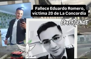 Fallece Eduardo Romero, uno más de la explosión en La Concordia