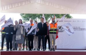 Banderazo al tren Querétaro Irapuato