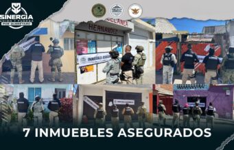 Operativos en Querétaro, aseguran 10 inmuebles y 10 detenidos