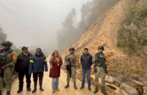 Deslave en Pinal de Amoles desaloja a 25 personas