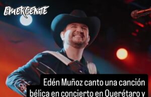 Sancionaran concierto de Edén Muñoz en Querétaro