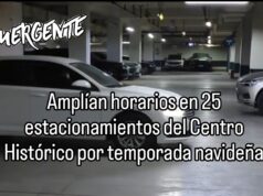 Amplían horarios en 25 estacionamientos del Centro Histórico por temporada navideña