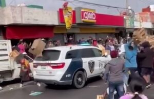 Operativo contra pirotecnia en la Central de Abastos, termina en campal