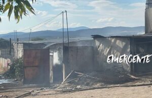 Incendio en fábrica de colchones en La Palma