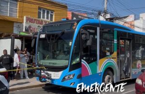 Fallece al interior de un camión Qrobus en av Corregidora