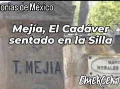 Mejía, el cadáver sentado en la silla