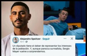 ALEJANDRO SPEITZER ALZA LA VOZ Y PONE EN JAQUE A SERGIO MAYER”