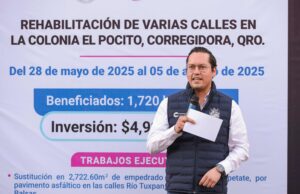 Entregan obras en Vista Hermosa y El Pocito en Corregidora