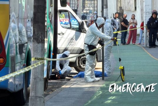 Muere mujer arrollada por el camión Qrobus