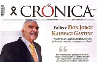 Fallece Jorge Kahwagi Gastine a los 85 años de edad.