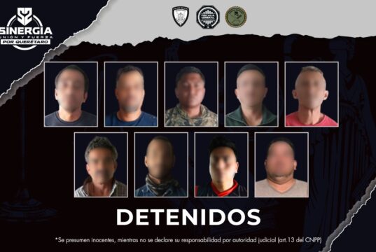 Detienen a 9 personas en El Márques, Jalpan y Landa