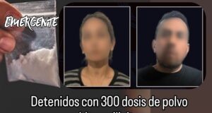 Detenidos con 300 dosis de coca en Los Encinos