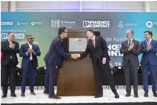 Inauguran planta Phoenix Contac, con la llegada de 700 empleos