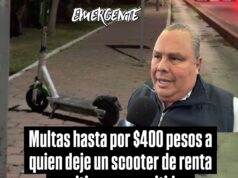 SANCIONES HASTA DE 400 PESOS A USUARIOS DE PATINES ELÉCTRICOS POR NO RESPETAR ÁREAS DE ESTACIÓN: CUANALO