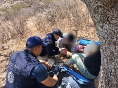 Atienden a lesionada en La Peña de Huimilpan