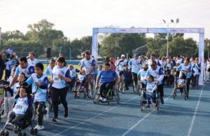 Realizan octava edición de la carrera Corre Conmigo 2025