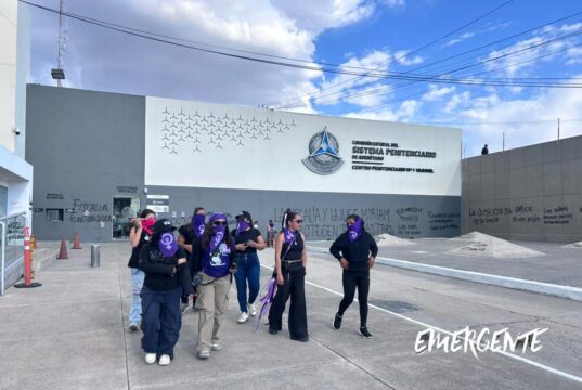 Feministas exigen prisión preventiva para Eduardo en el Penal de Querétaro