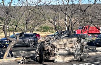 Muere una persona en accidente de auto en Paseo de la República