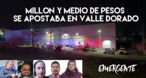 Millón y medio de pesos se apostaba en Valle Dorado 2000