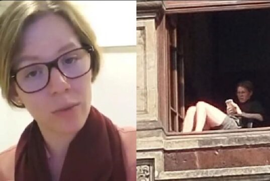 Renuncia Florencia Franco, la mujer que se asoleaba en el Palacio Nacional