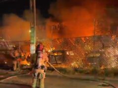 SE INCENDIA CORRALÓN DE AUTOS EN SAN PABLO II