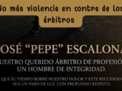 PARO DE ÁRBITROS POR LA MUERTE DE PEPE ESCALONA EN CORREGIDORA