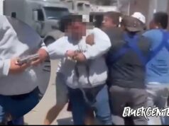 Hombre saca arma en la Central de Abastos de Querétaro