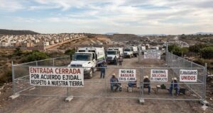 Ejidatarios cierran acceso al relleno sanitario de Corregidora