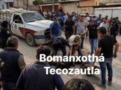 VECINOS LINCHAN A LADRON EN TECOZAUTLA