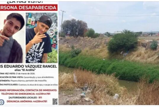 Buscan cuerpo de joven desaparecido en El Garambullo