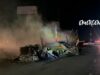 Se incendia trailer en la México Querétaro altura Calamanda