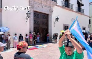 Manifestación Trans NB contra el Veto a la Ley de Identidad de Género en Querétaro