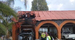 INCENDIO EN DOMICILIO EN PEDRO ESCOBEDO