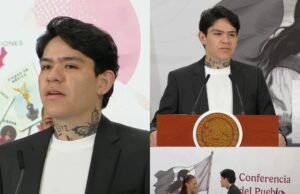 Junior H se purifica en la Mañanera de Claudia Sheinbaum