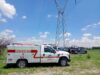 Evitan que hombre se arroje de lo alto de una antena en Pedro Escobedo